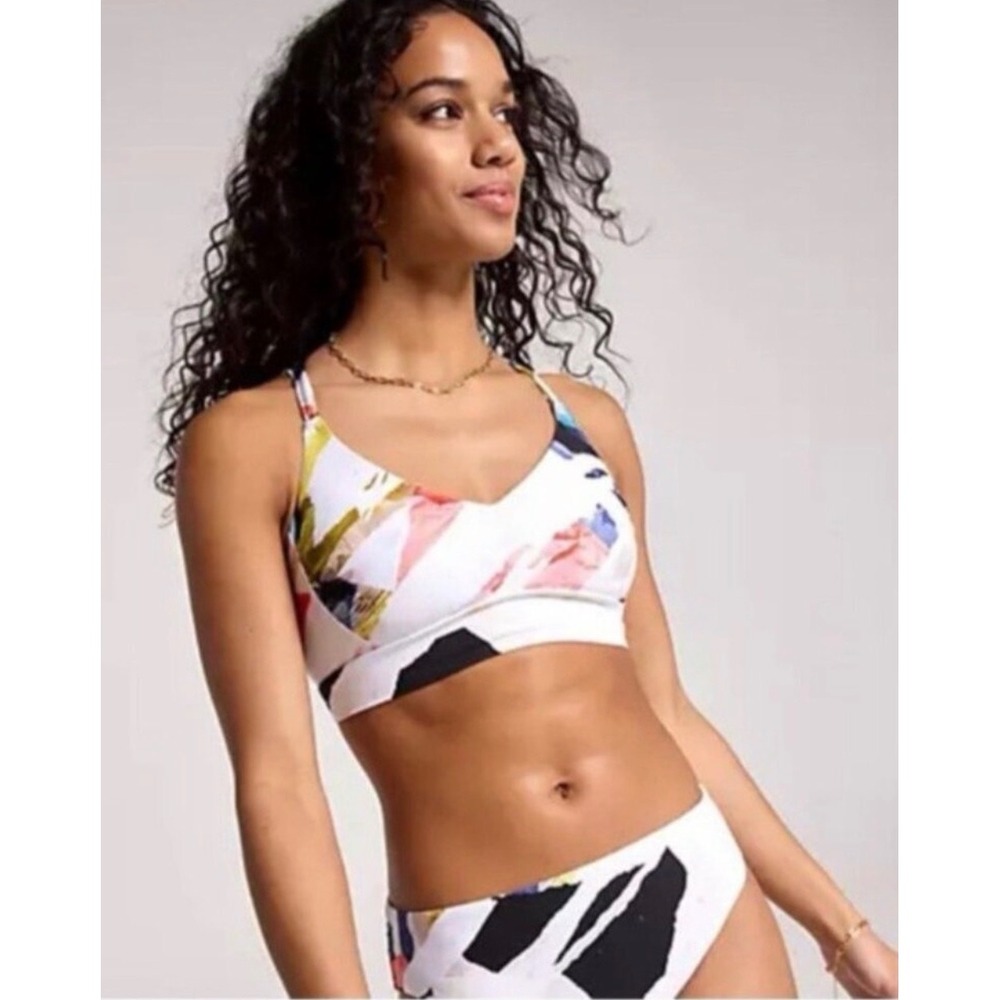 CALIA Strappy Back Hipster 2pc Swimsuit Bikini Large